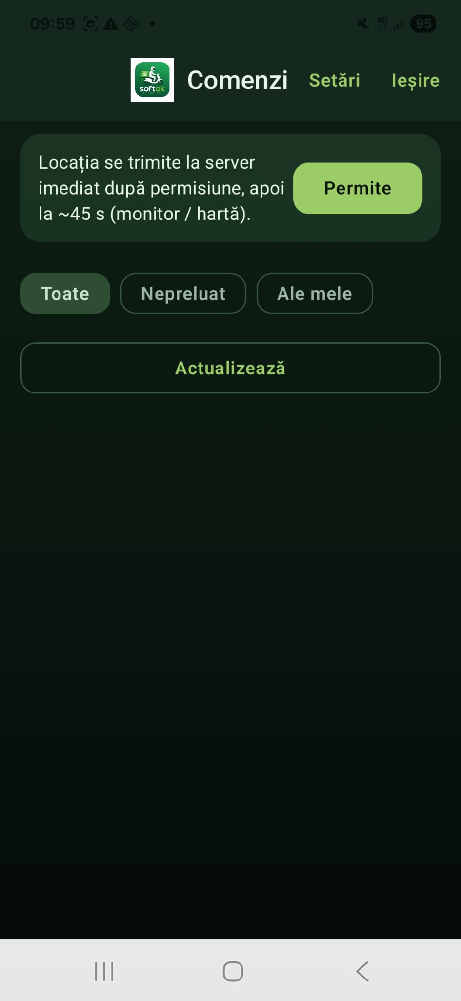 SoftOK aplicație mobilă