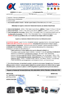 ANEXA 1 Contract de Acordare Suport si Asistenta Tehnica SoftOK Aristarch Software 1